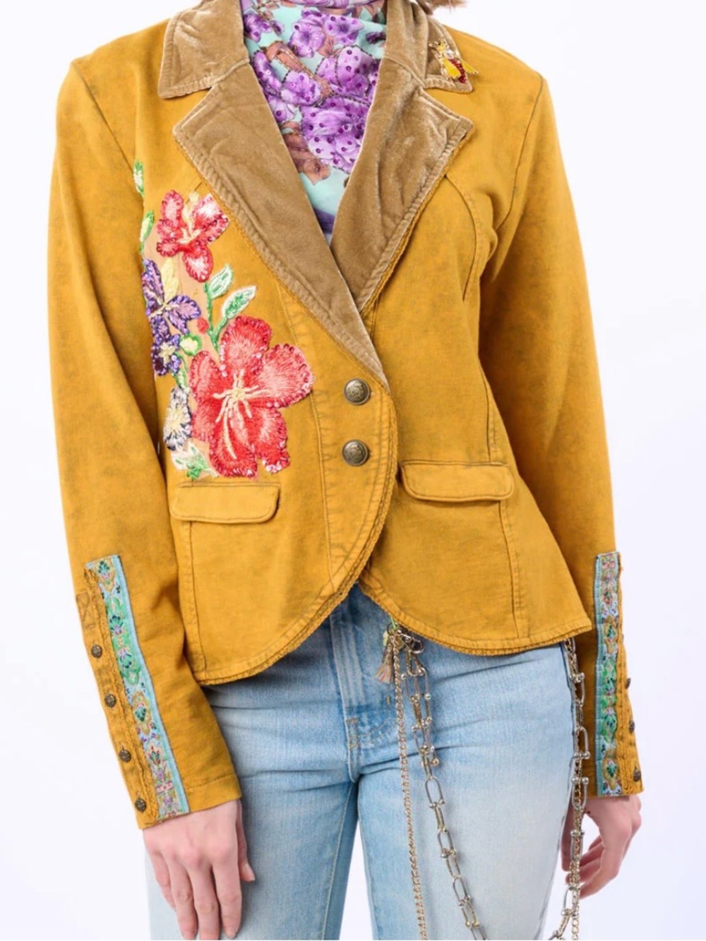 NWT Aratta Juliet French Terry Jacket